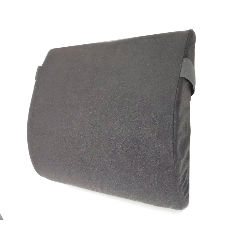 HFR816 черная Расслабляющая массажная подушка с эффектом памяти, поясничная переносная подушка с низкой спинкой для офиса, дома, автомобиля, подушка для сиденья водителя