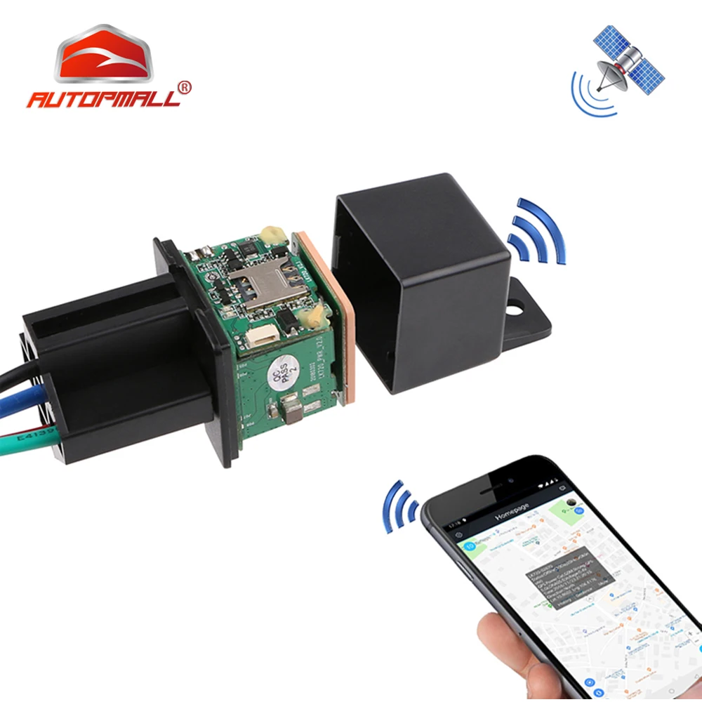 Relay GPS Tracker Car GPS Locator Cut Off Oil Fuel LK720 Hidden Design GSM GPS Car Tracker Google Maps Real-time Track Free APP