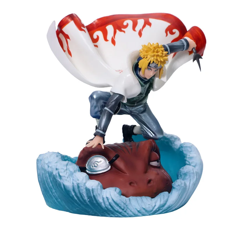 

Anime figures Naruto Namikaze Minato Gama-Bunta Shippuden painted action toys figure toy doll kids gift F7773