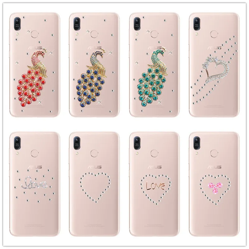 

Bling Diamond phone Case for Asus Zenfone Max (M1) ZB556KL ZB555KL ZB631KL ZB633KL ZE620KL ZS620KL Phone Clear Crystal Cover