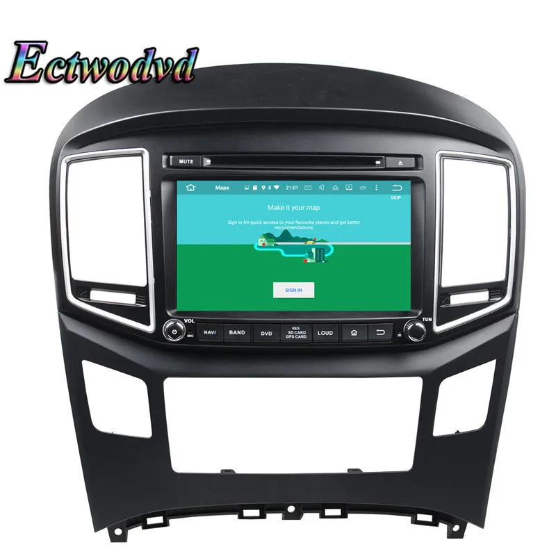 Sale Ectwodvd Octa Core 4G RAM 64G ROM Android 9.0 Car Multimedia DVD Player GPS HeadUnit For Hyundai 2016 H1 5