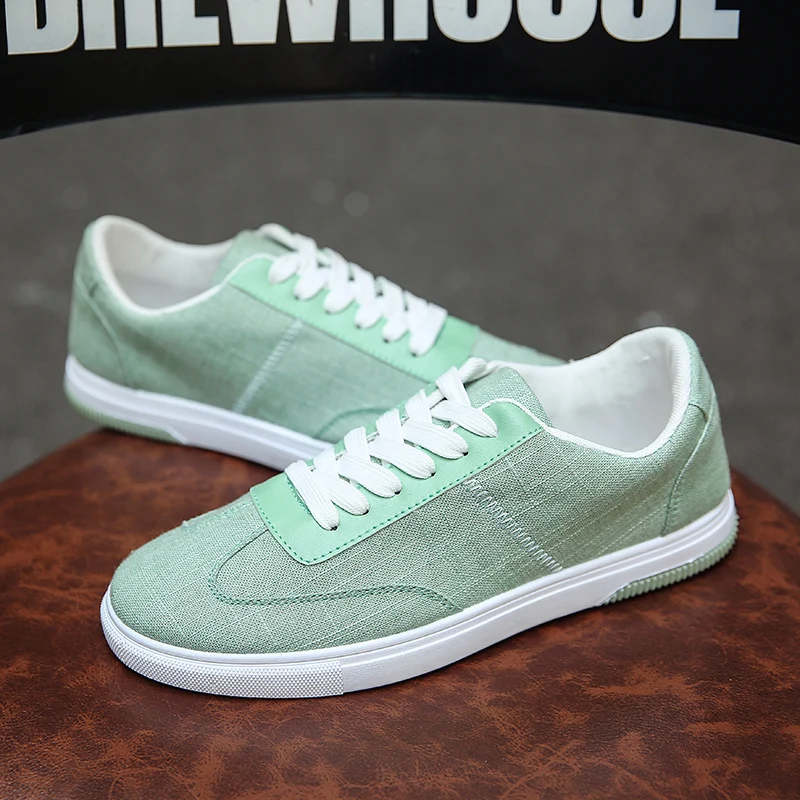 Black Confortáveis Pouco Homens Ae459 Masculino Peso Das Sapatas Respirável Adulto green Sapatos Lona De Dos Tenis Baixos white pZwXqx8A