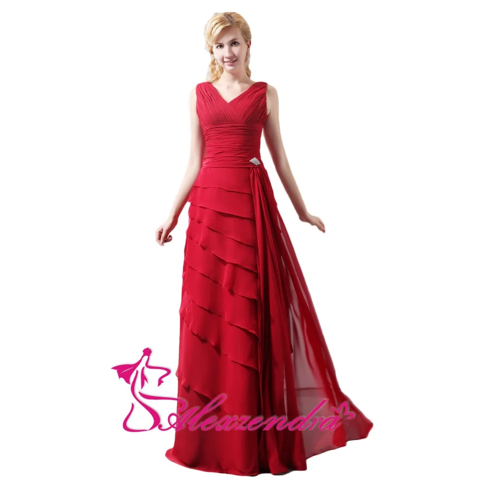 dark red mother of the bride dresses