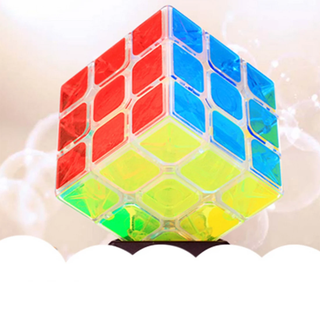 Z cube прозрачный 3x3x3 Magic кубическая Головоломка с быстрым кубом игрушка