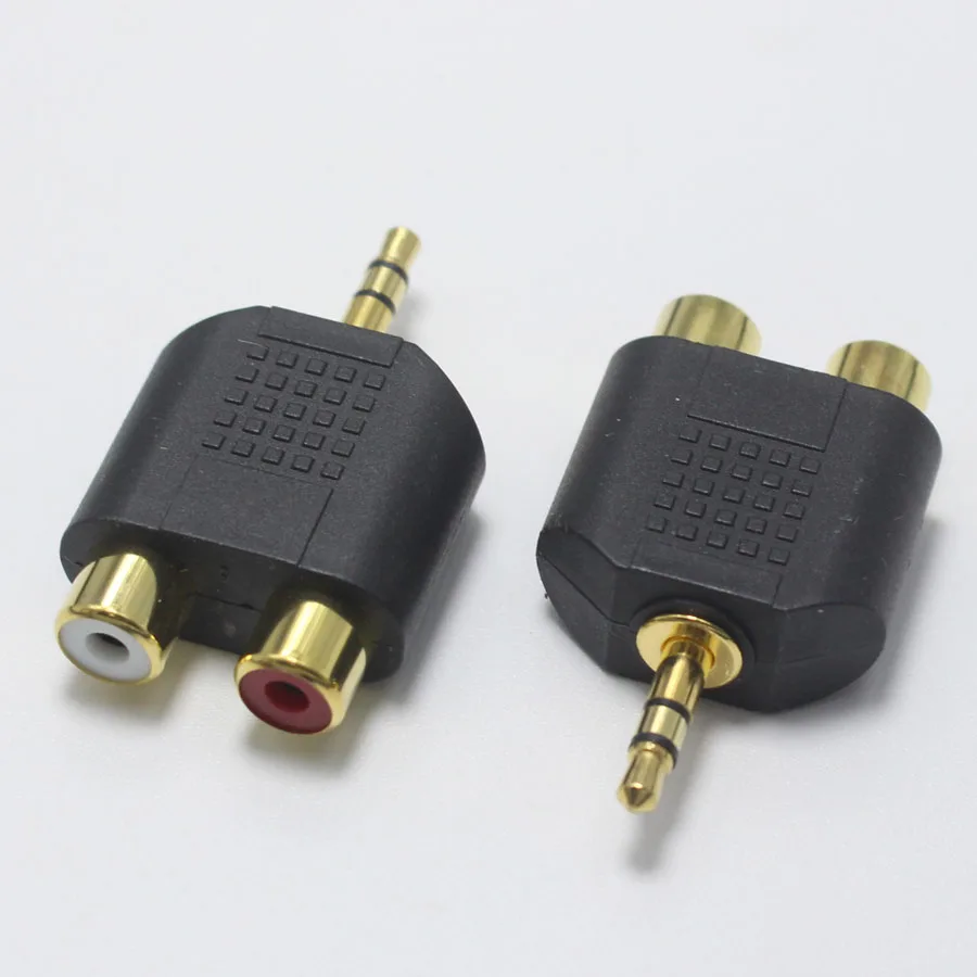 Штекер Eclyxun 3 5 мм на гнездо RCA аудиоразъем AV 2 в 1 стереогарнитура наушники с