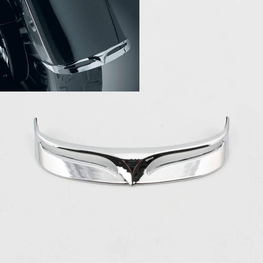 

26cm/10.23" ABS Motorcycle Chrome Fairing Rear Fender Tip Cover Mudguard Case For FATBOY FLSTF 2007-2017 FLSTFB 2010-2016