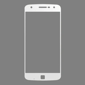 

50Pcs/Lot Black White for Motorola Moto Z Play Droid Front Glass 5.5" Touch Screen LCD Outer Panel Lens Repair Replacement Part