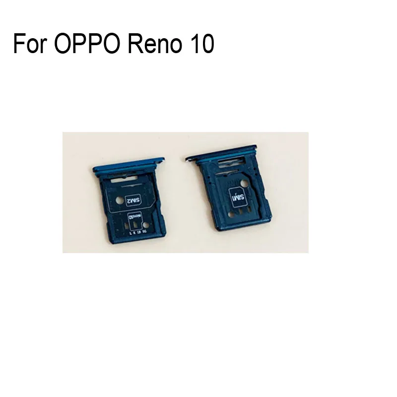 Оригинальный новый для OPPO Reno 10 Серебряный лоток sim-карты карт SD Держатель ящик