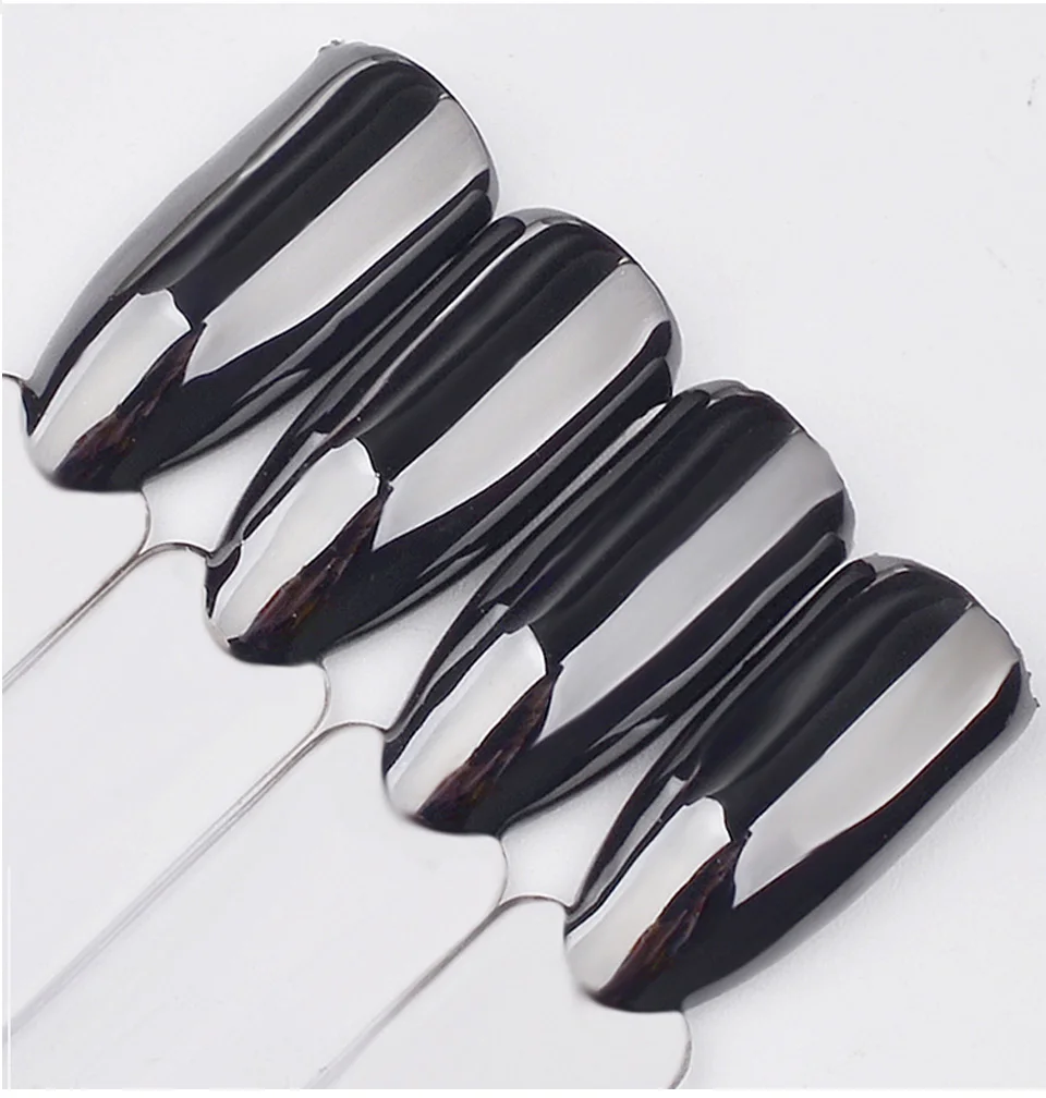 WiRinef бренд новое поступление черный цвет блестящий зеркальный порошковый хромированный DIY пигмент пыль