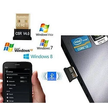 Беспроводной USB Bluetooth адаптер 4 0 ключ Музыкальный звуковой приемник Adaptador