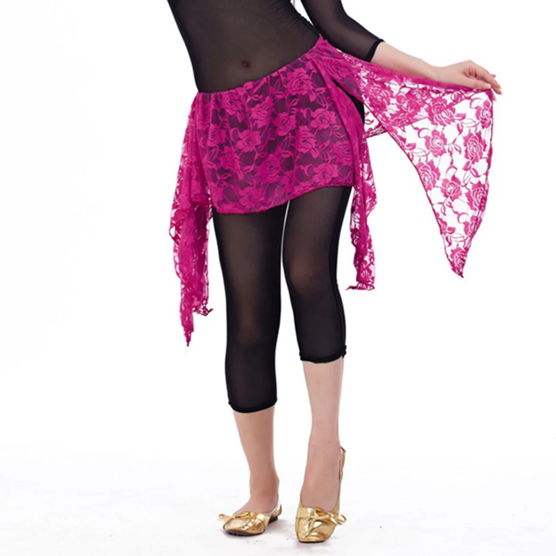 

13 Colors 2018 Women Dancewear Belly Dance Clothing Hip Belts Practice Wrapped Short Skirts Bellydance Hip Scarf (without pants)