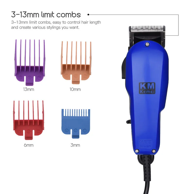 

Professional Hair Cutting Machine Electric Hair Trimmer Men Clipper Carbon Steel Blade Shaver For Hairdresser with Guide Comb 31