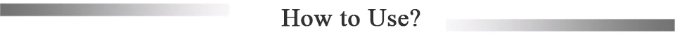 af how to use