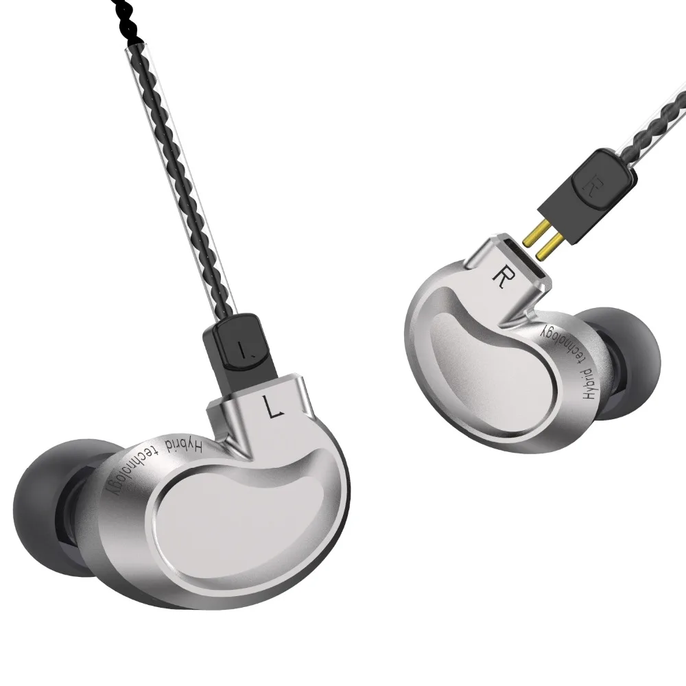 Yinyoo NY-06 2BA + 1DD гибридные наушники-вкладыши HIFI монитор DJ бег спортивные наушники
