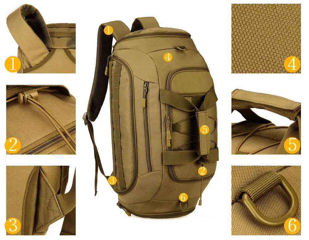 35l militar mochila táticas molle exército sacos