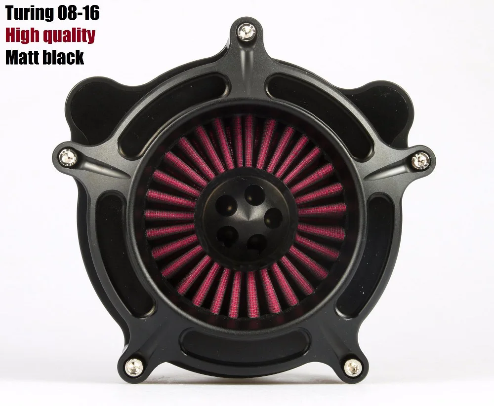 Motorcycle BLACK Air Cleaner Intake Filter FOR harley Electra Glide