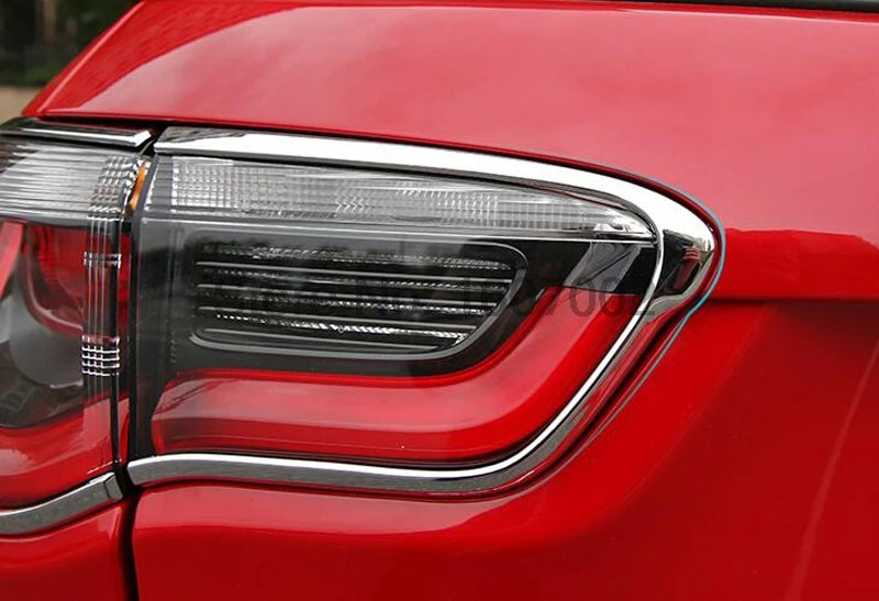 For Jeep Compass Second Generation 2017 2018 Car ABS Chrome Exterior Rear Tail Light Lamp