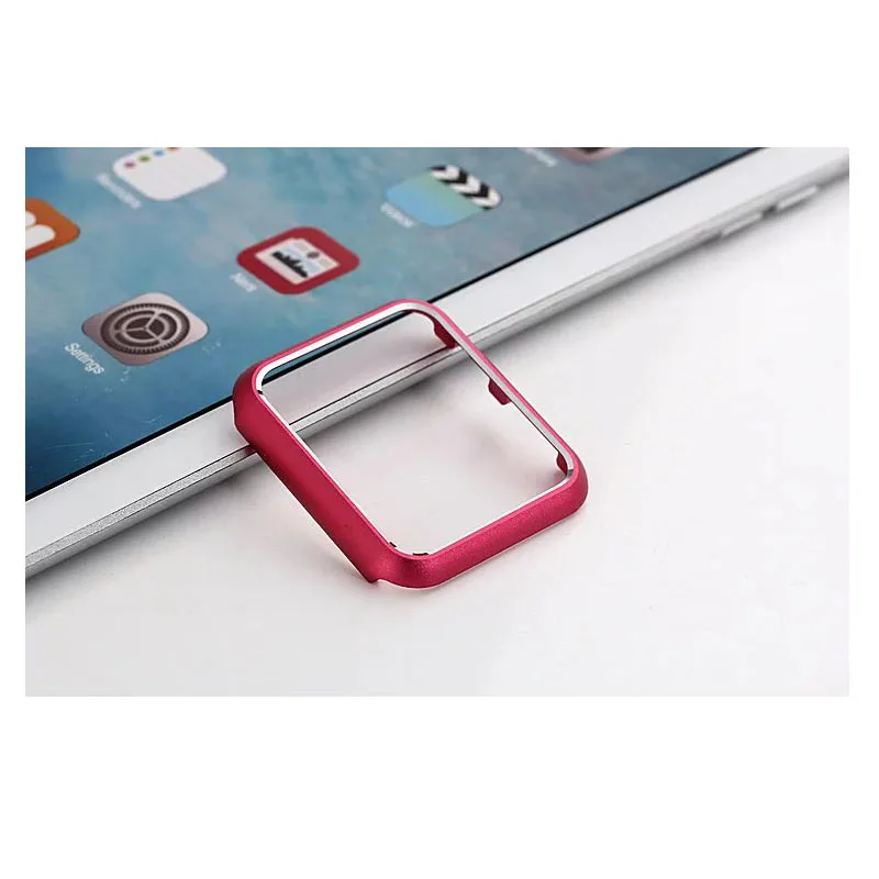Чехол из алюминиевого сплава для Apple Watch Series 3 2 1 цветной защитный бампер iWatch 42 мм 38