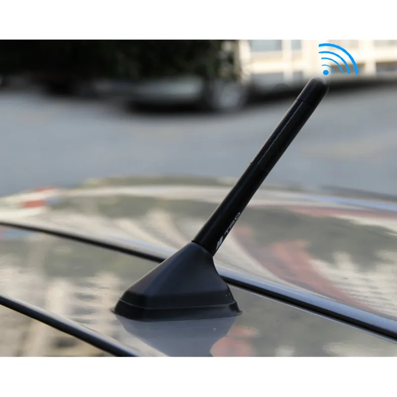 

Universal Car Radio Antenna Carbon Fiber Style Car Styling 12cm 4.72 in With Signal Receiver Function Aerial DIY