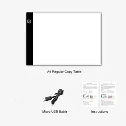 A4 ультратонкий светодиод лампа для рисования коробка A4 светодиодный копию доска трассировочный свет Pad для школы