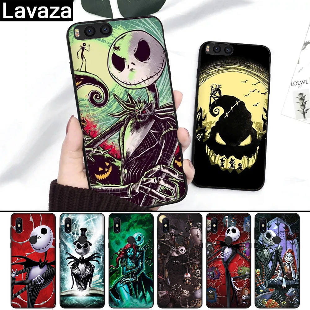 

Lavaza Jack Skellington Funny Halloween Expression Silicone Case for Xiaomi Redmi 4A 4X 5A S2 5 Plus 6 6A Note 4 Pro 7 Prime Go