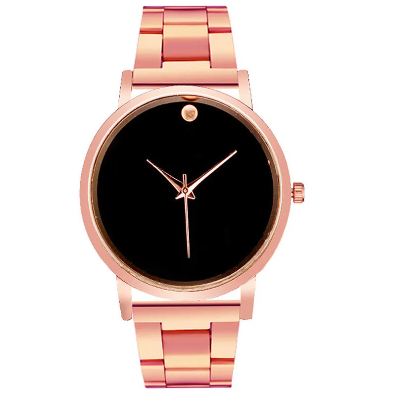 Fashion Women casual  watch Crystal Stainless Steel Analog Quartz Wrist Watch Bracelet Women Clock reloj mujer Elegant M08 (1)