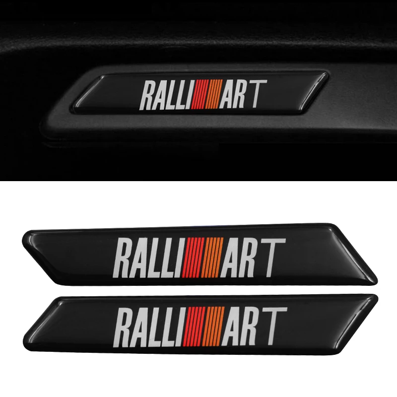 2 шт. наклейки для Mitsubishi Ralliart Lancer ASX Outlander Pajero | Автомобили и мотоциклы