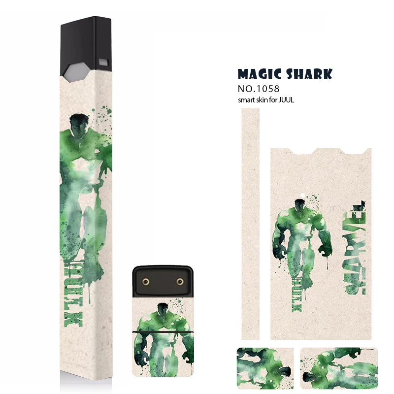 Per order 10pcs/a lot Beautiful Stickers for Juul Starter