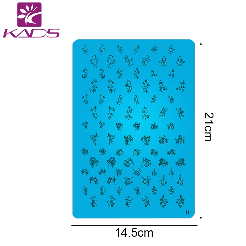 KADS 1 Шт. Stamp Ногтей Цветок Форма Для Ногтей Искусство Дизайна DIY Искусства Ногтя Штамповка Konad Штамповка Ногтевых Пластин, Тиснение прибытие