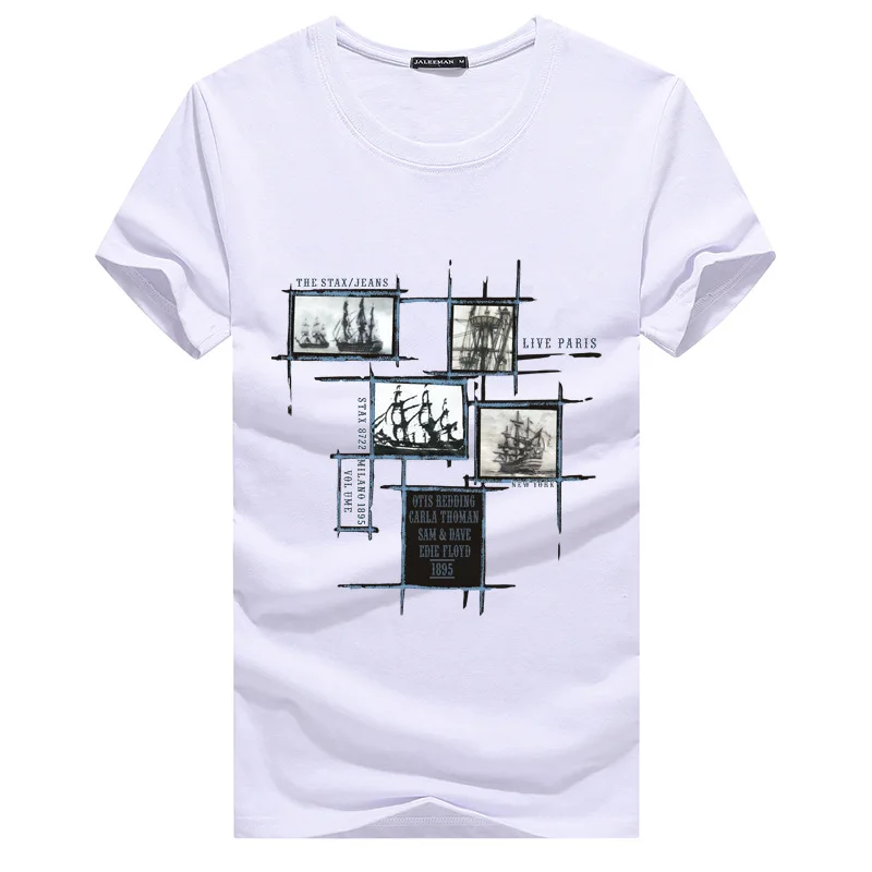 Jalee Man 2018 camisetas para hombre talla grande 5XL Camiseta Homme verano manga corta hombres Camisetas hombre Camiseta Homme