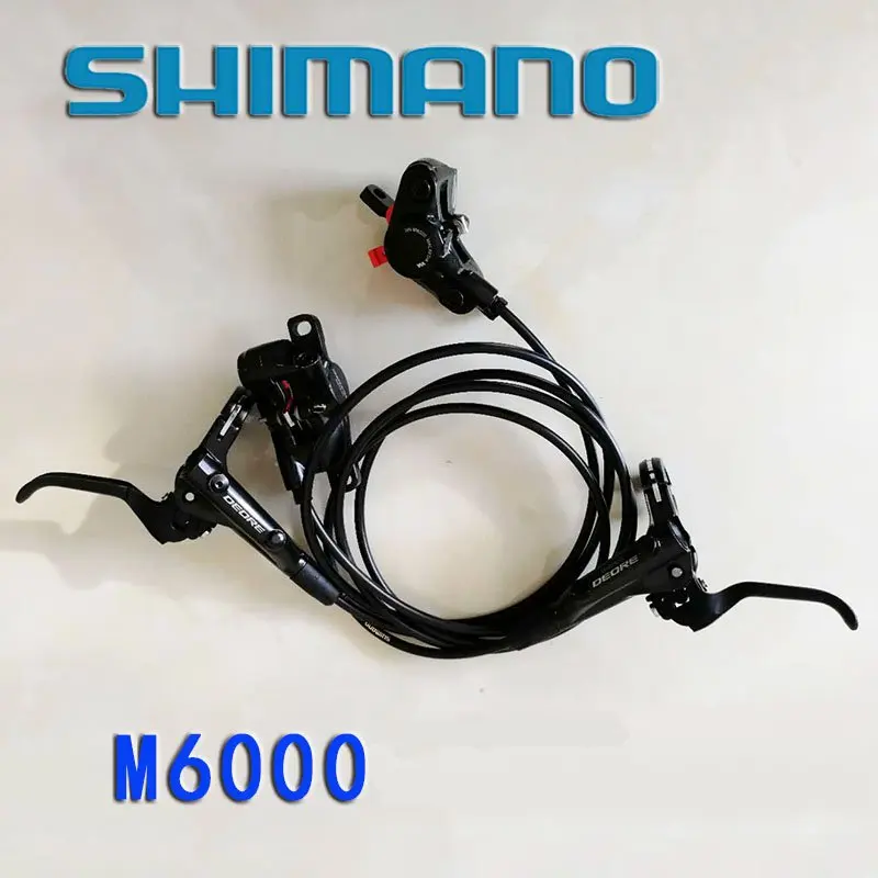 Shimano Deore M6000 MT200 M315 M355 M365 M505 M506 M7000 M8000 M8020 MTB велосипед гидравлический дисковый тормоз набор передний и задний - Цвет: M6000