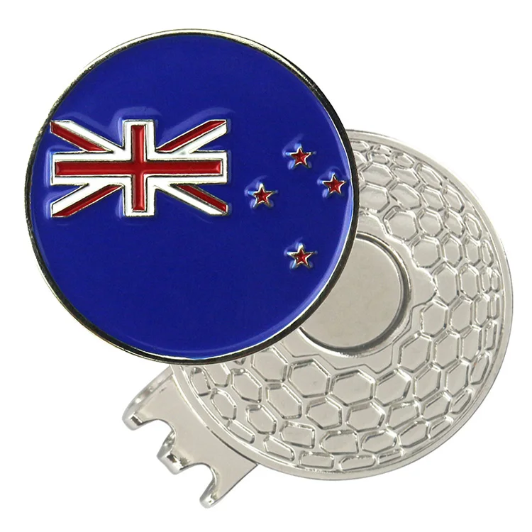 Маркер для мяча для гольфа PINMEI с магнитными клипсами для шляп для гольфа, маркеры для гольфа с флагом страны(флаг США, Корея, Япония, маркеры для Великобритании), размер 1 дюйм