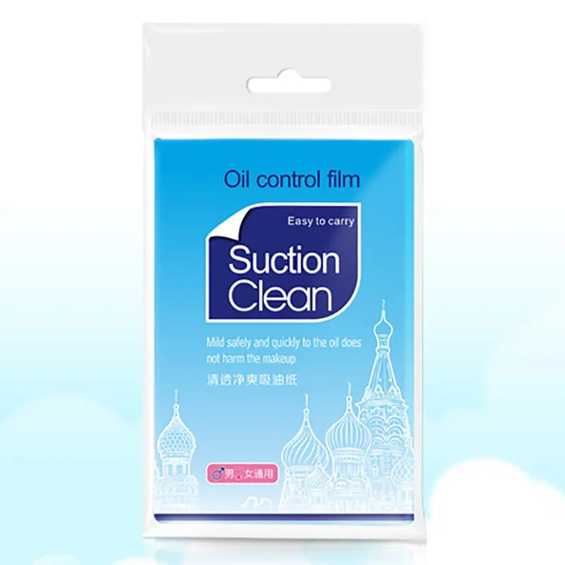 

100 Sheets Refreshing Oil Blotting Sheets Smooth Oil-Absorbent Paper Oil-Controlling Film Cosmetic Tools Suction Clean