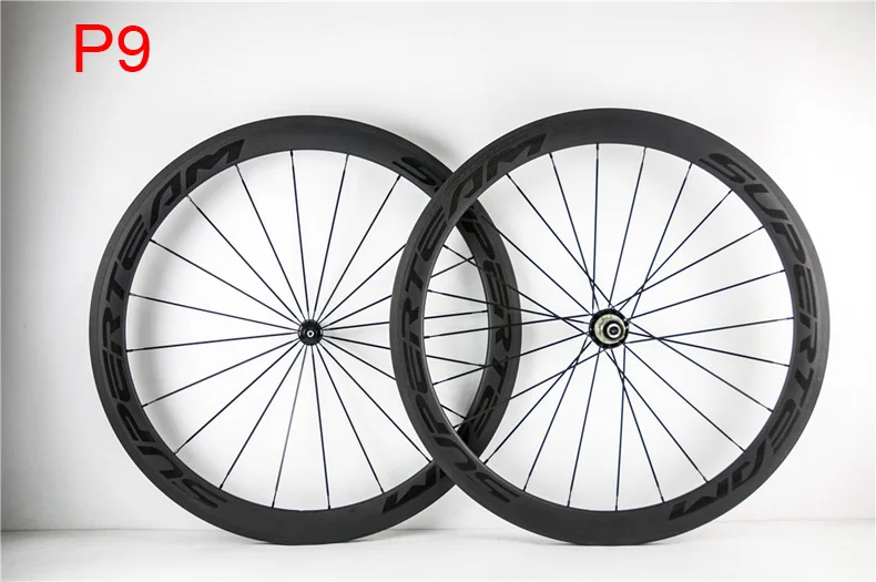 Top 700C Bicycle Carbon Wheels Clincher 60mm T1000 carbon China Chinese Road bike wheelset 23mm width with Basalt Brake Surface 3