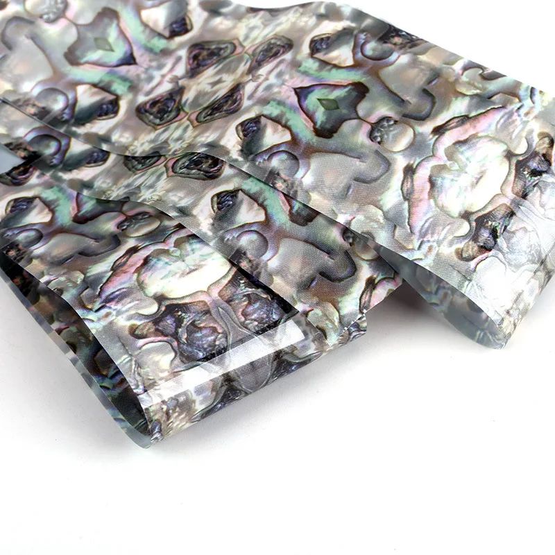 

1 Roll Ocean Style Shell Nail Foils Gradient Marble Design Foil Sticker Nail Art Thermal Transfer Foil Nail Decoration 4*100cm