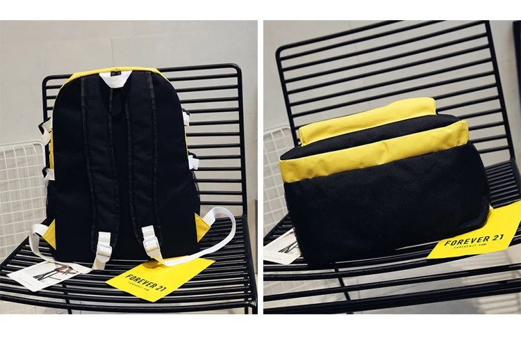 Menghuo 2PCSSet Women Backpacks Panelled Book Bags Preppy Style School Bags for Teenage Girls Composite Backpack Sets Mochila (41)
