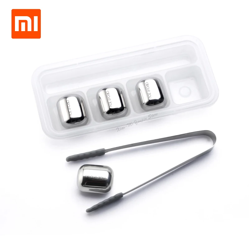 

Xiaomi Mijia Circle Joy Ice Cube 304 Stainless Steel Washable Long-term Use Ice maker For Wine Corks Fruit Juice