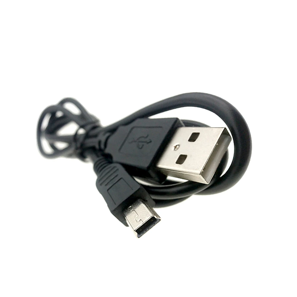 

SHELI Data Sync Flat Mini USB A Male To Mini 5 Pins B Charger V3 USB Cable For MP3 MP4 MP5 Player Camera Radio Bluetooth DVD
