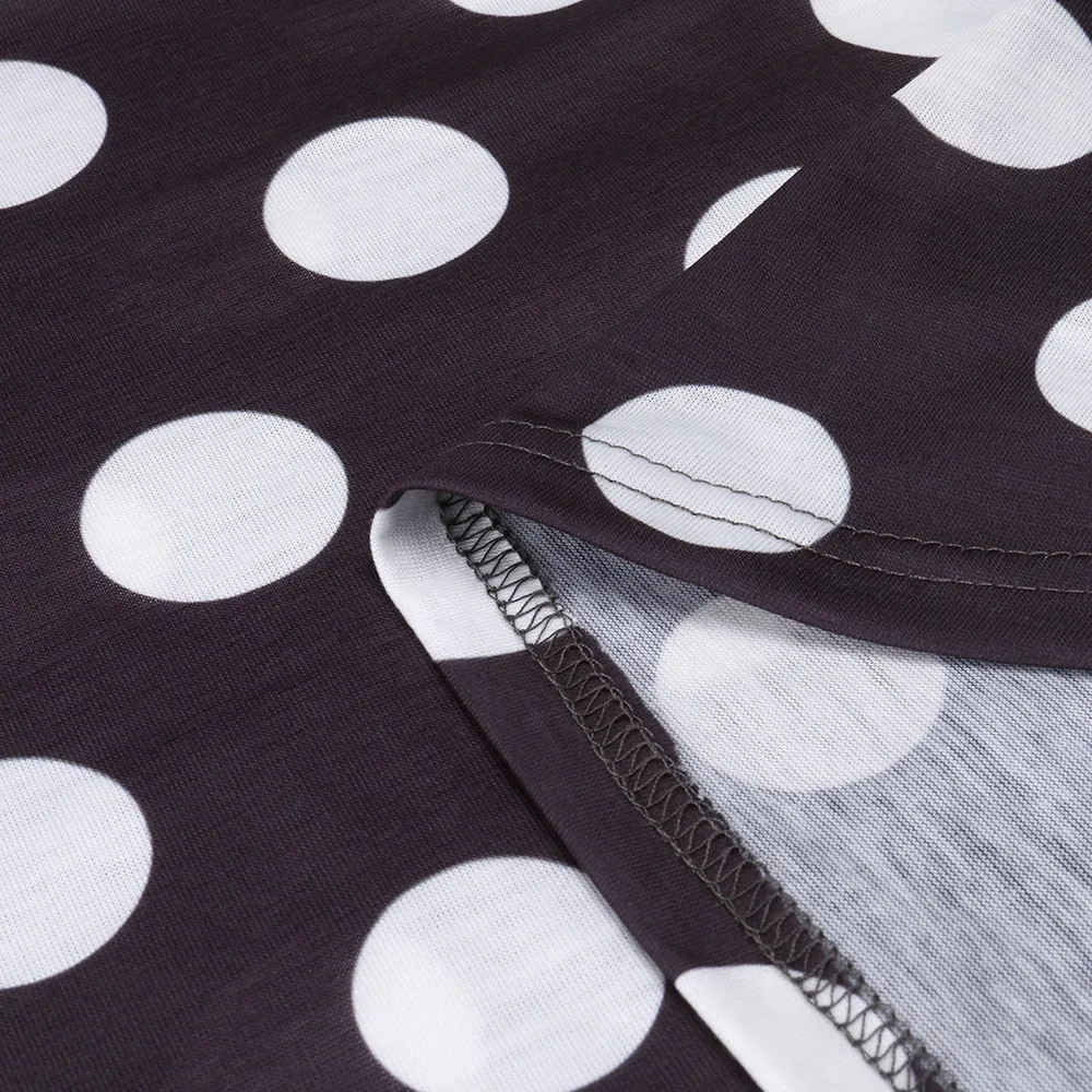 Women Ladies Summer Fashion Casual Wild Dot T-Shirt Sleeveless Casual Beach Tops Blouse Vest Tank Tops Mujer Verano 2019 50