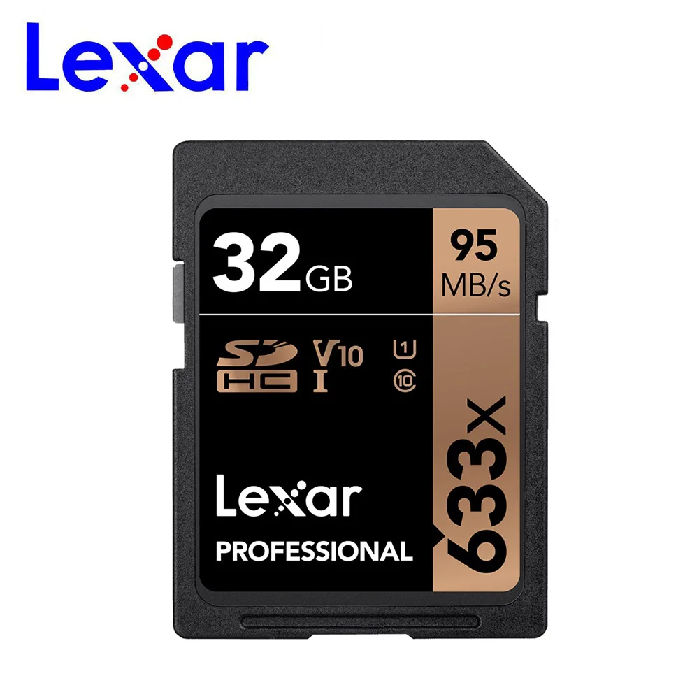 Высокая скорость Lexar 32 GB 64 GB Class 10 SD SDHC карты памяти SDXC в SD Card 128 GB 256 GB 95 МБ/с. для цифровой зеркальной камеры и камера HD