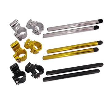 

Motorcycle Universal 7/8" FIt For 50mm Forks Racing Clip-On Handlebar Handle Bars For Kawasaki Ninaja ZX-6R ZX-10R ZX6R ZX10R