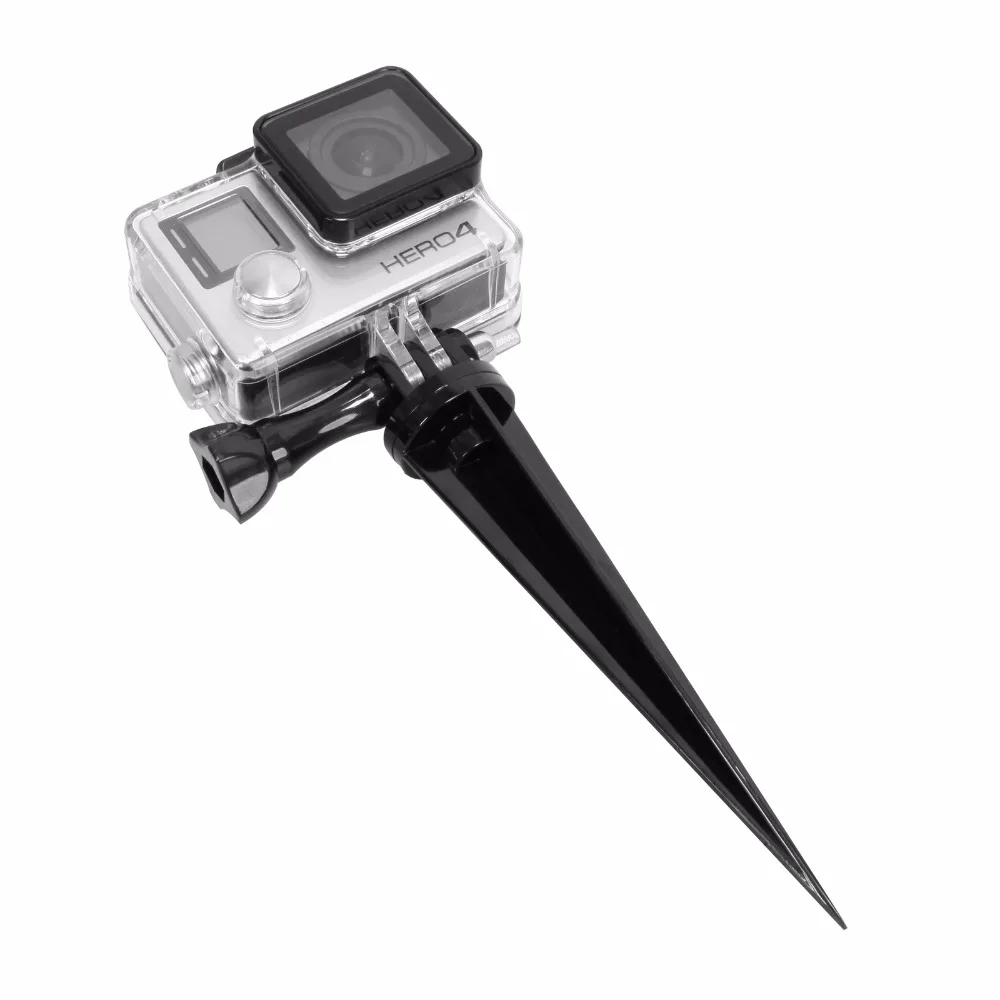 Ground Spike Mount Mini Tripod Pole Stake Anchor Hand Grip Holder For Gopro Hero 33+45 Session Xiaoyi Action Camera (3)