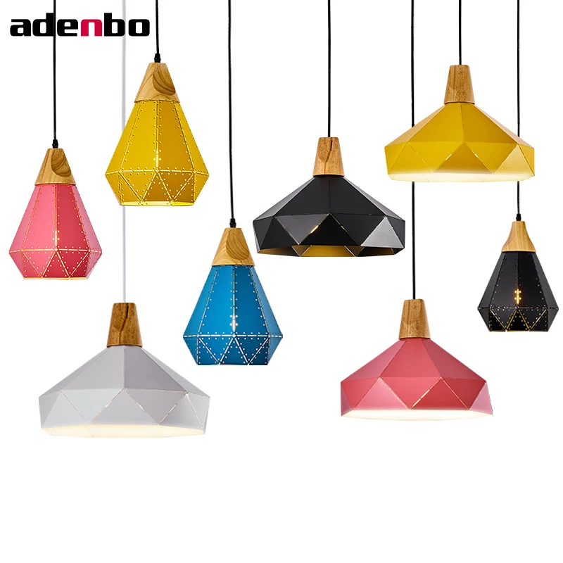 

Modern LED Lamp Ceiling Hanging Pendant Lights Colorful Optional Suspension Luminaire Nordic Light For Dining Room Lighting