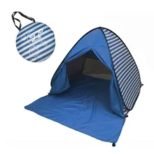 Портативный пляжный тент! автоматически настраиваемый кемпинговый пляжный тент с занавеской быстро открытый UV50+ защита