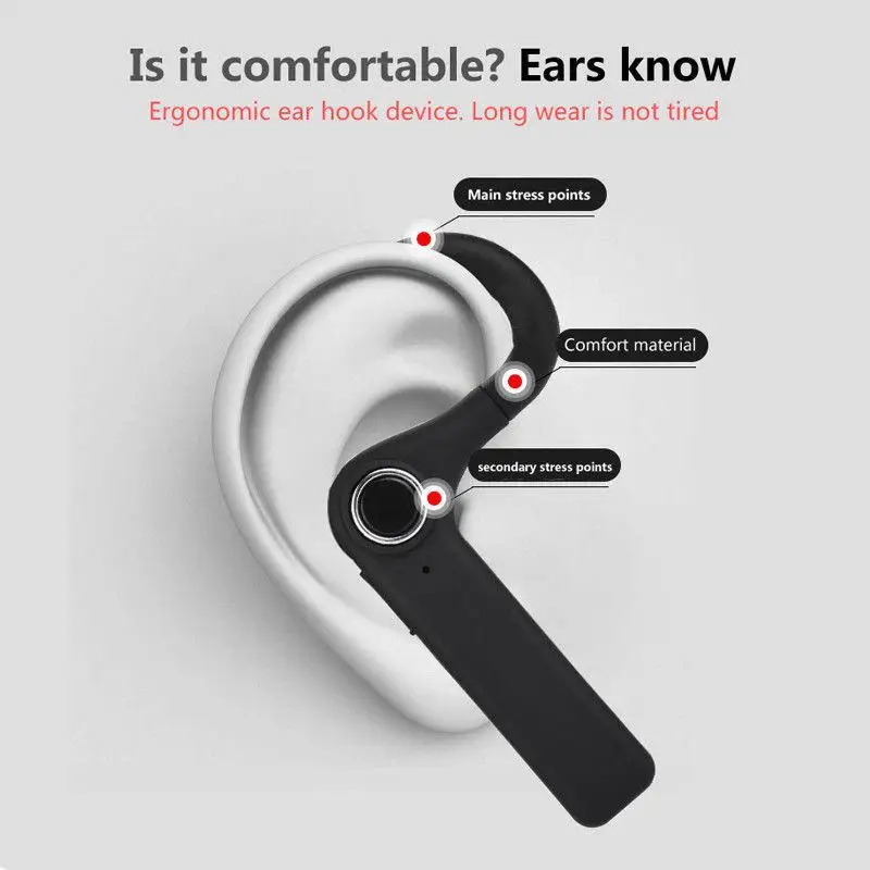Универсальная беспроводная bluetooth гарнитура acekool спортивные наушники свободные