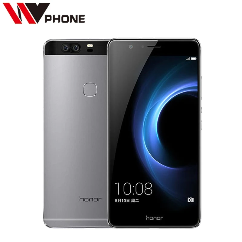 Original Huawei Honor V8 4G LTE Mobile Phone Octa Core 4G RAM 64G ROM 5.7 Inch Dual Rear 12.0MP Camera CellPhone