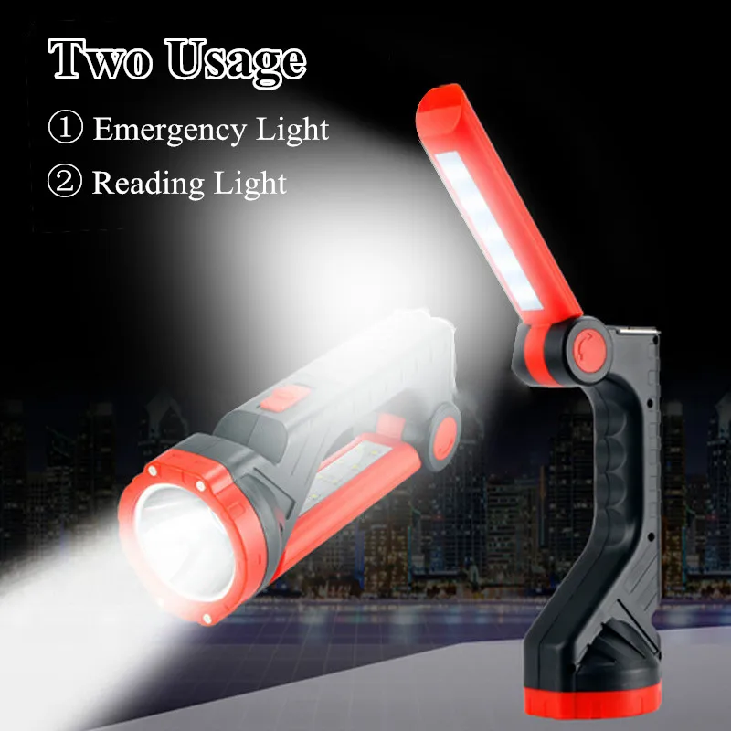 

DC 5V 2835 SMD Solar Power Light Rechargeable Portable 10 LED Flashlight Camping Tent Light Lantern Lamp Emergency Light