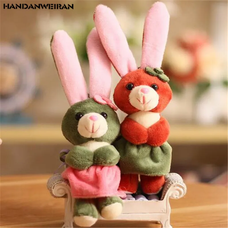 

1PCS Boutique Mini Plush Skirt Rabbit Toys Small Pendant Creative Cute Soft Stuffed Bunny Toy For Kids Gifts Girls Favorite 20CM