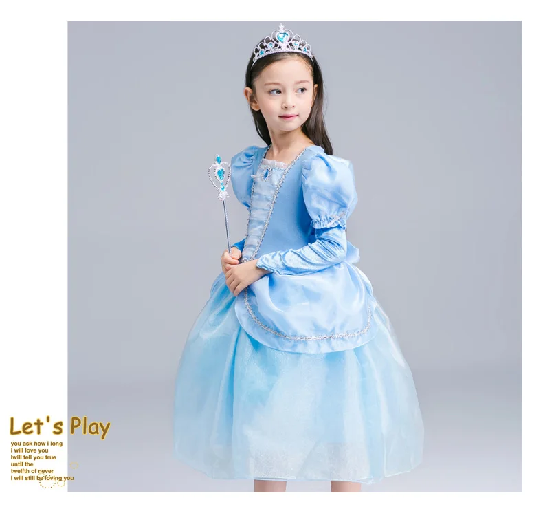 Disney «Холодное сердце» платье для девочек с героями мультфильма «Моана»; в китайском стиле, костюм Анны, Эльзы для девочек, наряды для маленьких принцесс, Рапунцель, костюм детская одежда