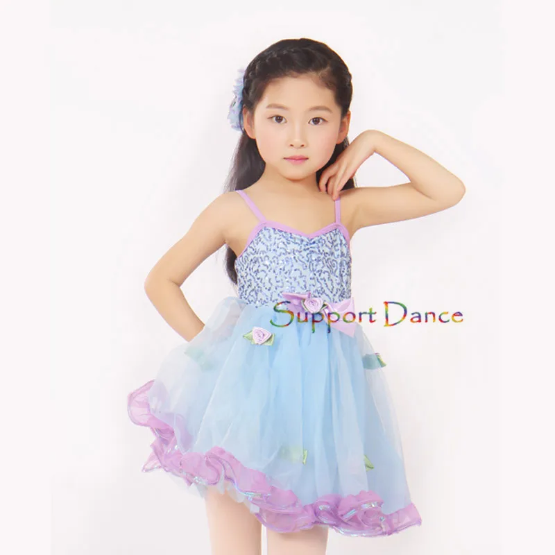 

Support-Dance Camisole Ballet Tutu Dress Kids Adult Sequin Dance Costume C243